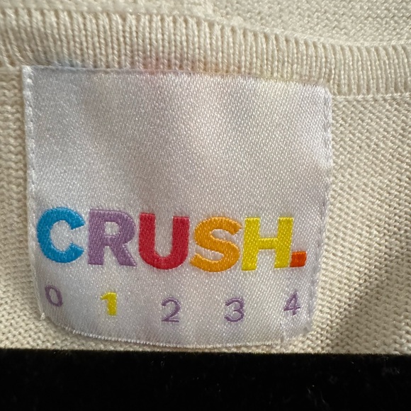 Crush Pull Over Hoodie Sweatshirt in Cream - Women’s Cotton Silk Cashmere Blend - Picture 5 of 9